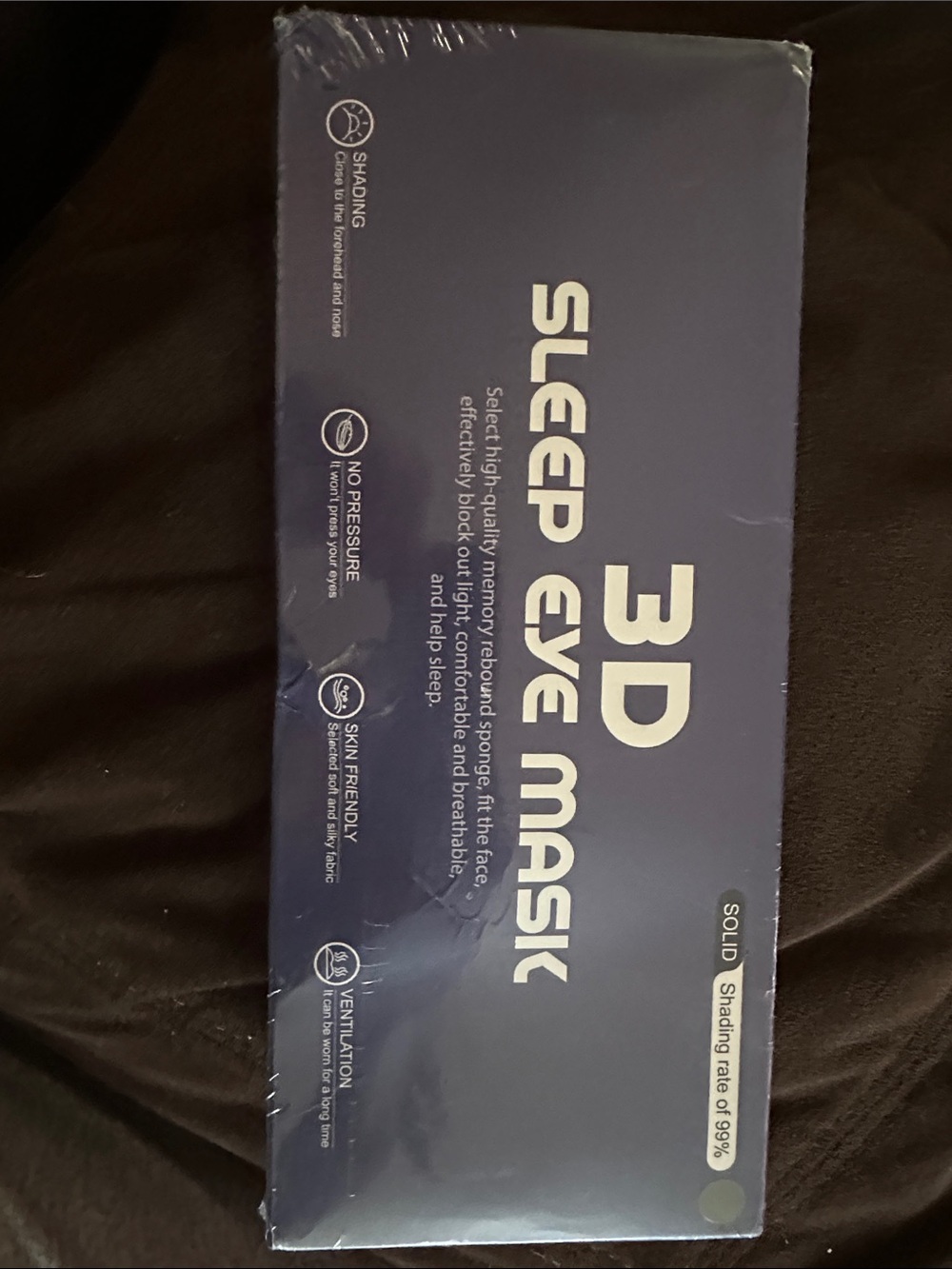 3D Sleep Eye Mask - grey